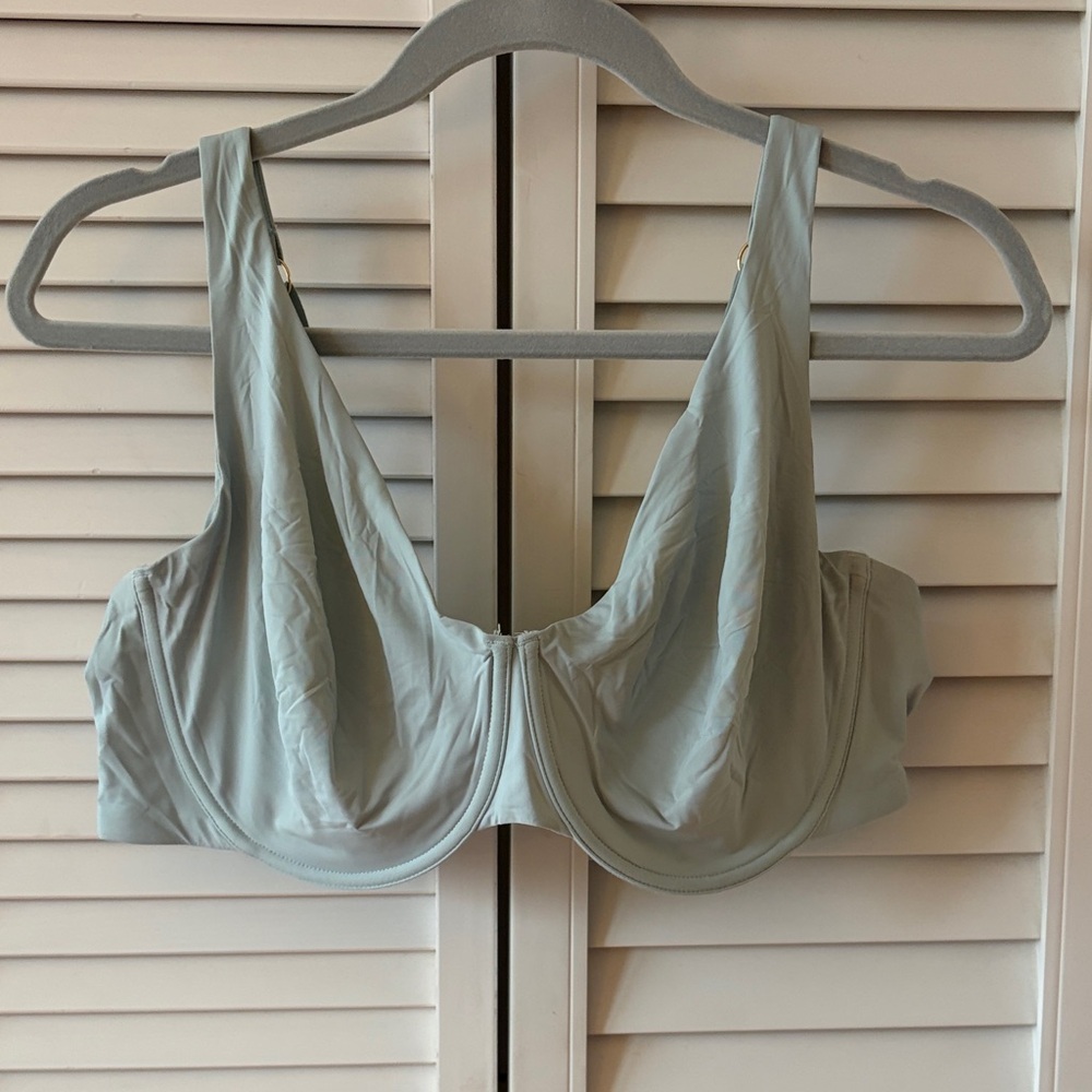 ThirdLove 24/7 Classic Second Skin Unlined Bra, 40E, lightly worn, light blue